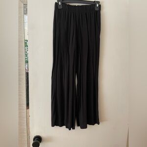 H&M Black Wide Leg Women's Pants